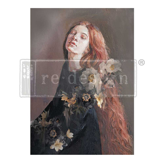 Re-Design With Prima® A1 Decoupage Fiber - Serene Thought 23.4x33.1"