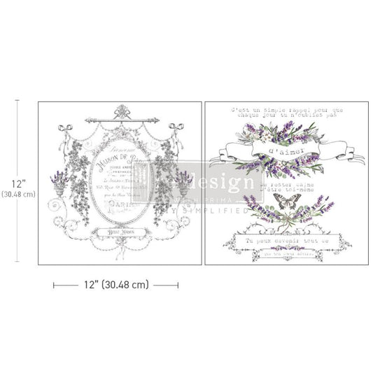Redesign Maxi Transfer - Maison De Paris - 12"x12"