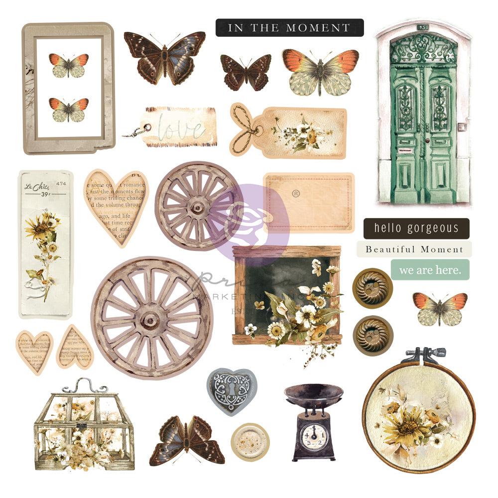 Prima Marketing - In the Moment Ephemera 60 Pieces