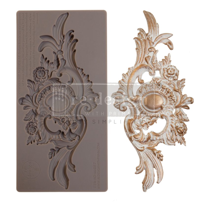 Re-Design With Prima® Decor Moulds – Annette – 4”X8″X8mm
