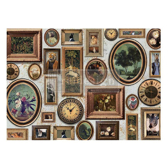 Re-Design With Prima® A1 Decoupage Fiber - Fancy Friends 23.4x33.1"