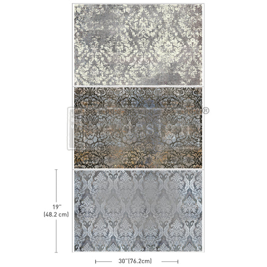 Re-Design With Prima® Decoupage Decor Tissue Paper - Antique Elegance 19.5x30" 3 sheets