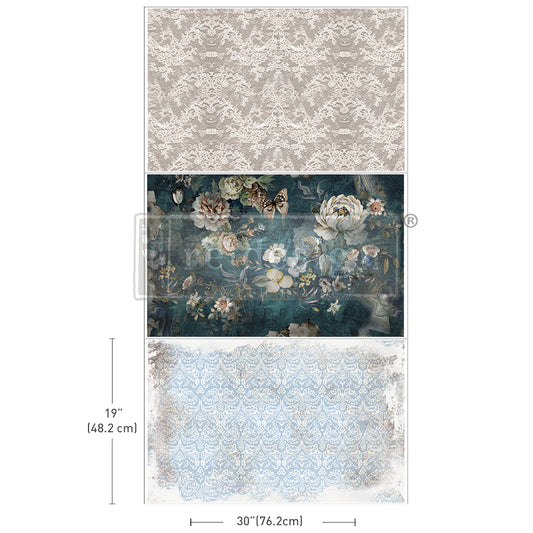 Re-Design With Prima® Decoupage Decor Tissue Paper - Heartfelt Memories 19.5x30" 3 sheets