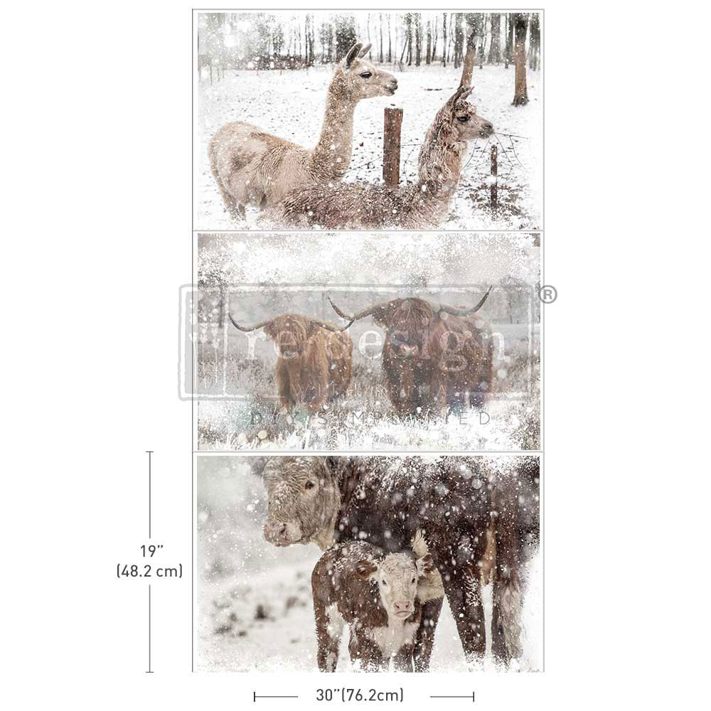 Redesign Decoupage Decor Tissue Paper Rustic Retreat 19.5x30