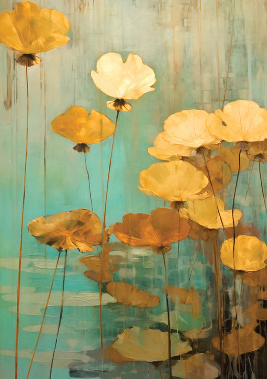 Re-Design With Prima® A1 Decoupage Fiber - Eternal Lotus 23.4x33.1"