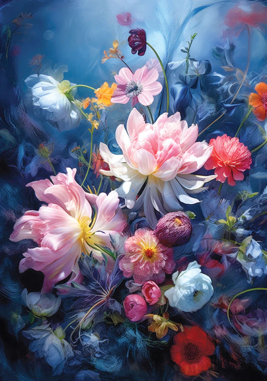 Re-Design With Prima® A1 Decoupage Fiber - Enchanted Garden 23.4x33.1"