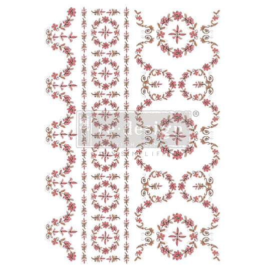 Re-Design Decor Transfer Annie Sloan Flower Garland