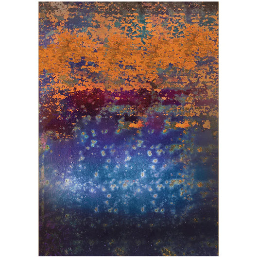 Re-Design With Prima® A1 Decoupage Fiber - Rustic Blue Rust 23.4x33.1"