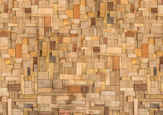 Re-Design With Prima® A1 Decoupage Fiber - Wood Cubism 23.4x33.1"