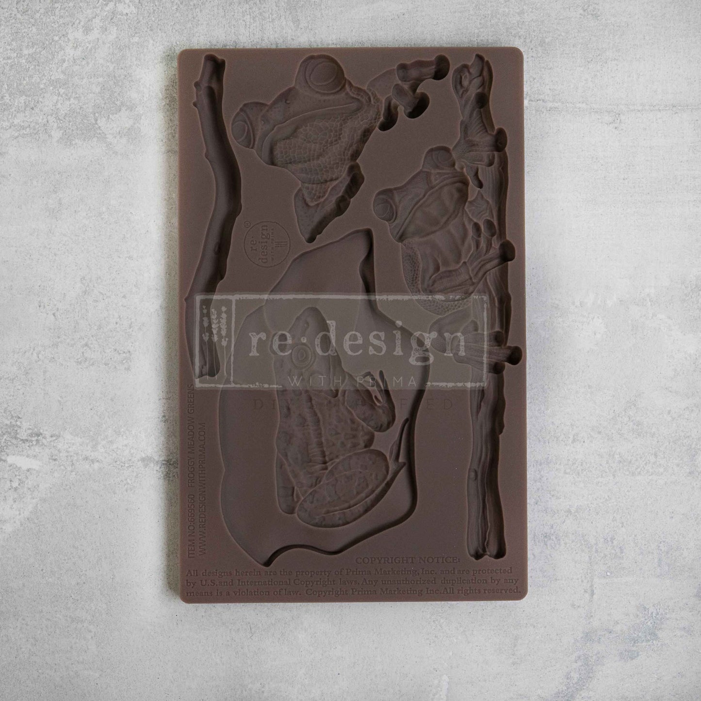 Re-Design With Prima® Decor Moulds - Froggy Meadow Greens 5x8"