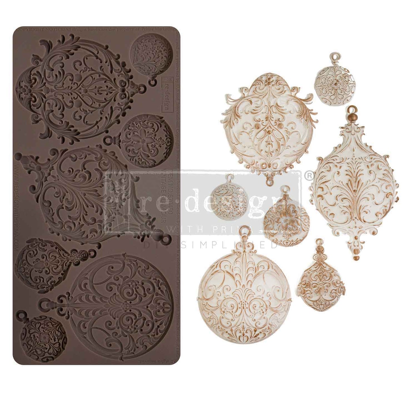 Re-Design With Prima® Decor Moulds – Vintage Glamour 5x10"