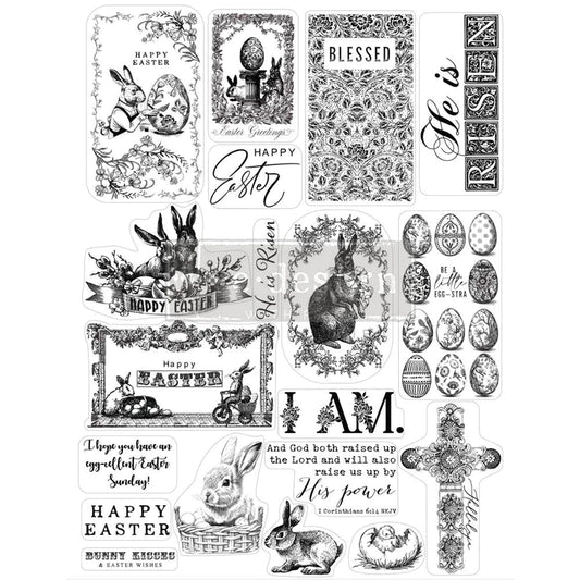 Re-Design With Prima Decor Stamps Easter