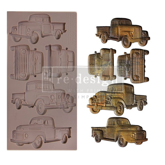 Re-Design With Prima® Decor Moulds - Trucks 5x10"
