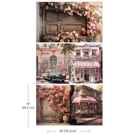 Re-Design Blush Blossom Boulevard Decoupage Tissue Paper