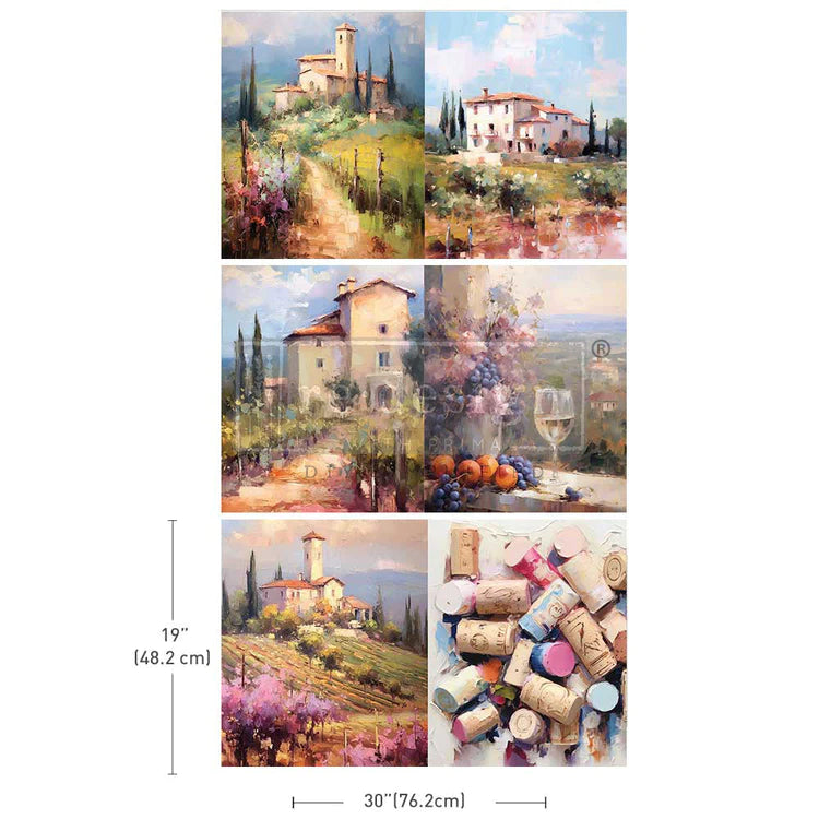 Re-Design Decoupage Paper Romantic Getaway