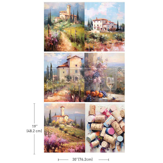 Re-Design Decoupage Paper Romantic Getaway