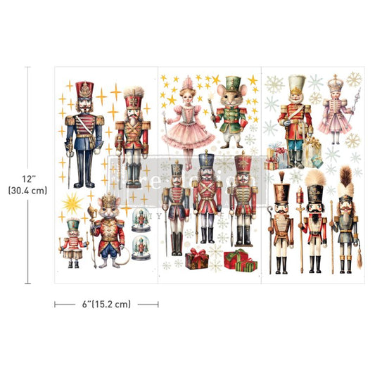Re-Design Decor Transfer Nutcracker Christmas