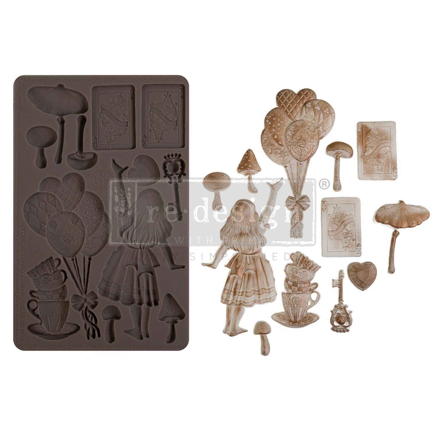 Re-Design With Prima® Decor Moulds - Whimsy Craft Chronicles 5x8"