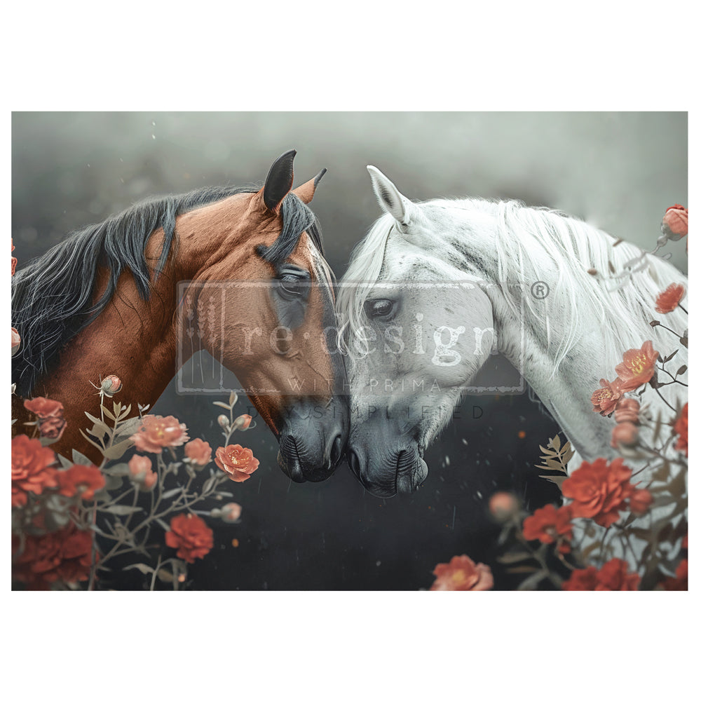Redesign A1 Decoupage Paper Wild Hearts