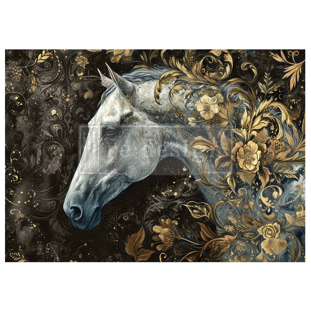 Re-Design With Prima® A1 Decoupage Fiber - Majestic Gallop 23.4x33.1"