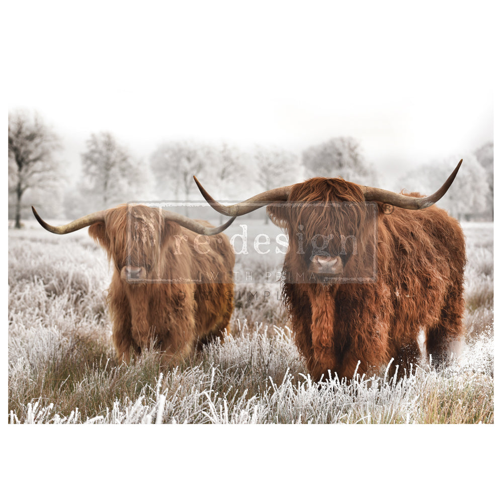 Re-design A1 Decoupage Fiber HIghland Harmony