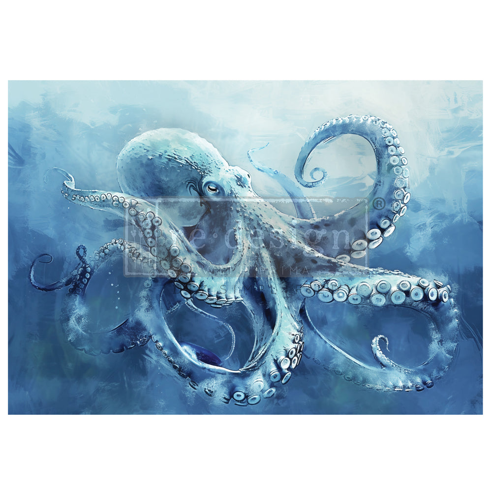 Re-Design With Prima® A1 Decoupage Fiber - Deep Sea Dancer 23.4x33.1"