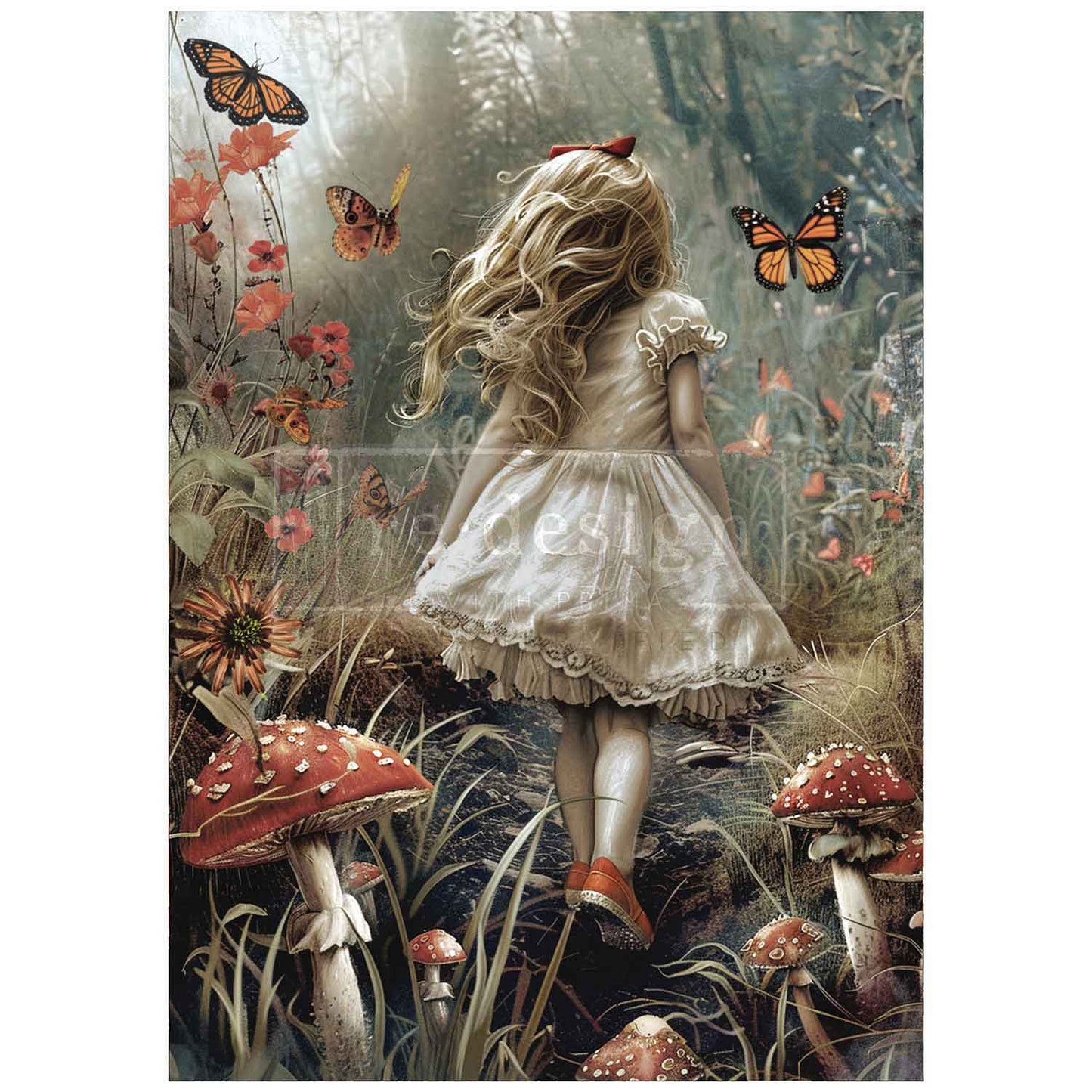 Re-Design With Prima® A1 Decoupage Fiber - Dreamlike Trails 23.4x33.1"