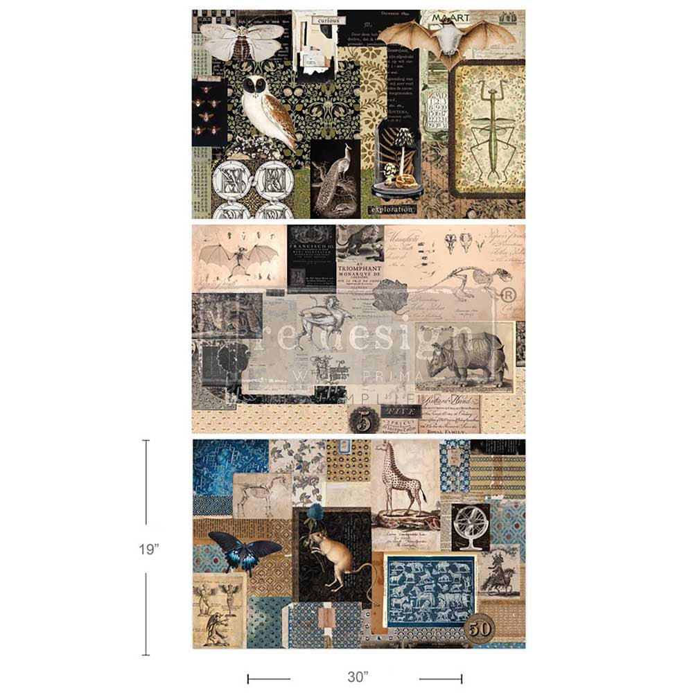 Re-Design With Prima® Decoupage Decor Tissue Paper - Mystic Manuscripts 19.5x30"