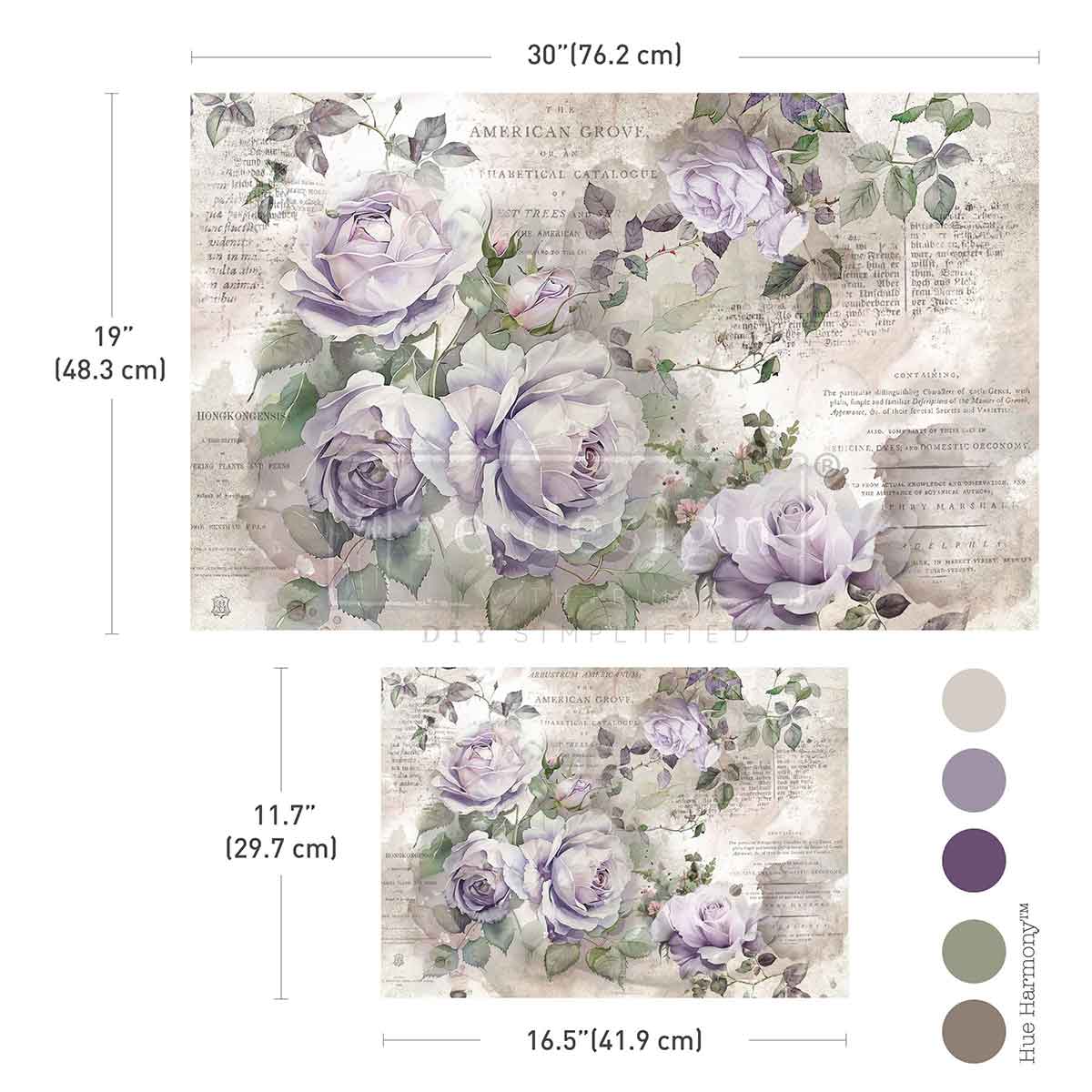 Re-Design With Prima® Decoupage Fiber - Soft Veil A3 & 19.5x30" Set