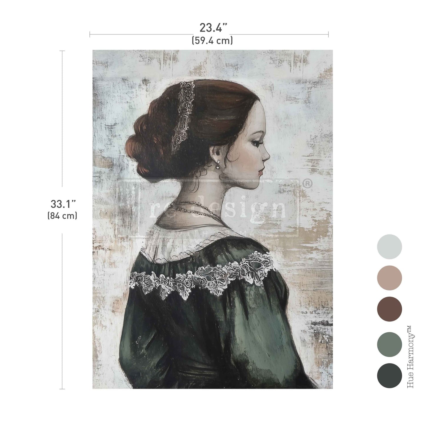 Re-Design With Prima® Decoupage Fiber A1 - Starlight Princess