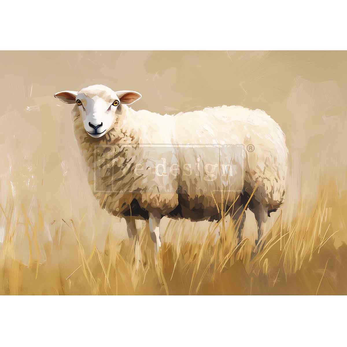 Re-Design With Prima® A3 Decoupage Fiber - Pasture Dreams 11.7x16.5"