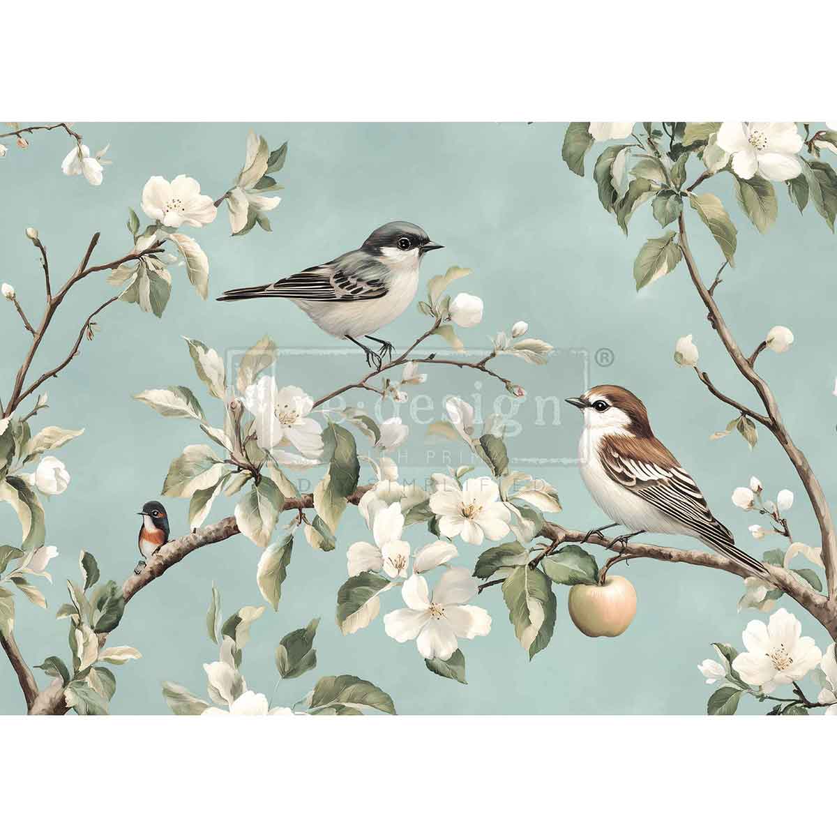 Re-Design With Prima® A3 Decoupage Fiber - Whispering Wings 11.7x16.5"
