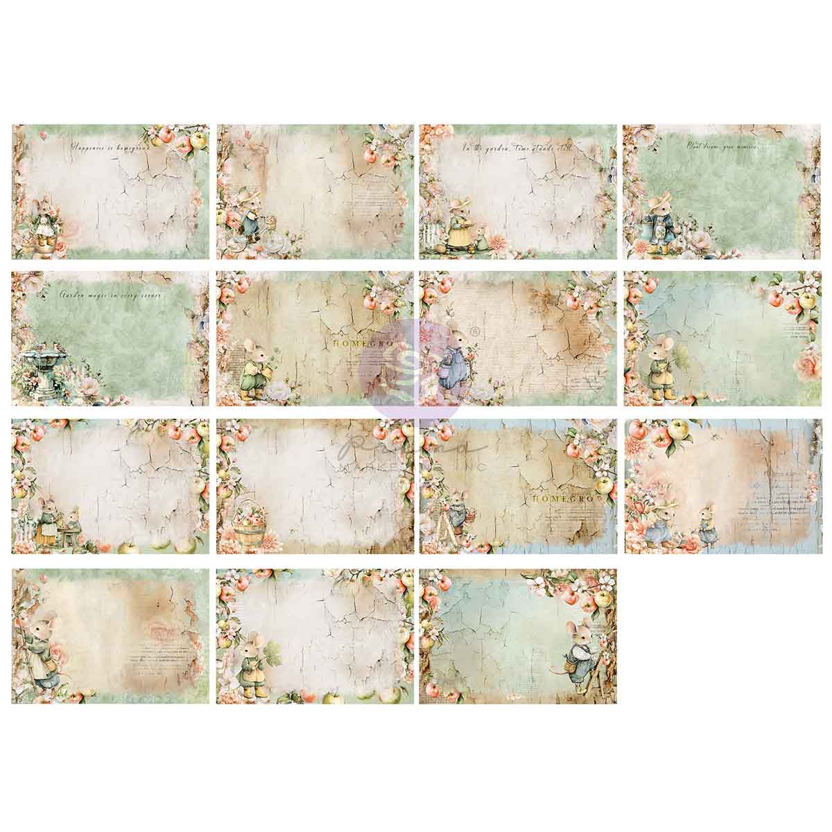 Prima Marketing - Homegrown 4x6" Journaling Cards