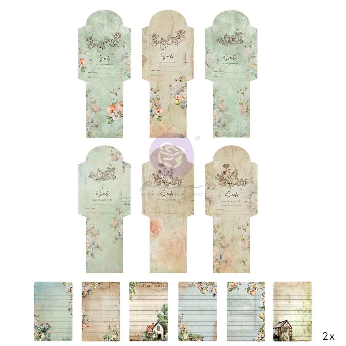 Prima Marketing - Homegrown Stationery Pack 24pcs