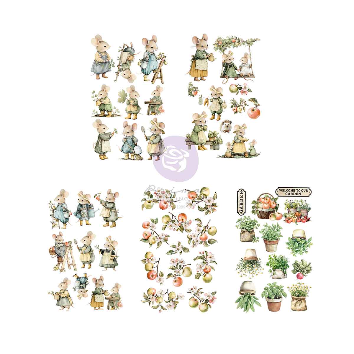 Prima Marketing - Homegrown Sticker Pack 5 Sheets