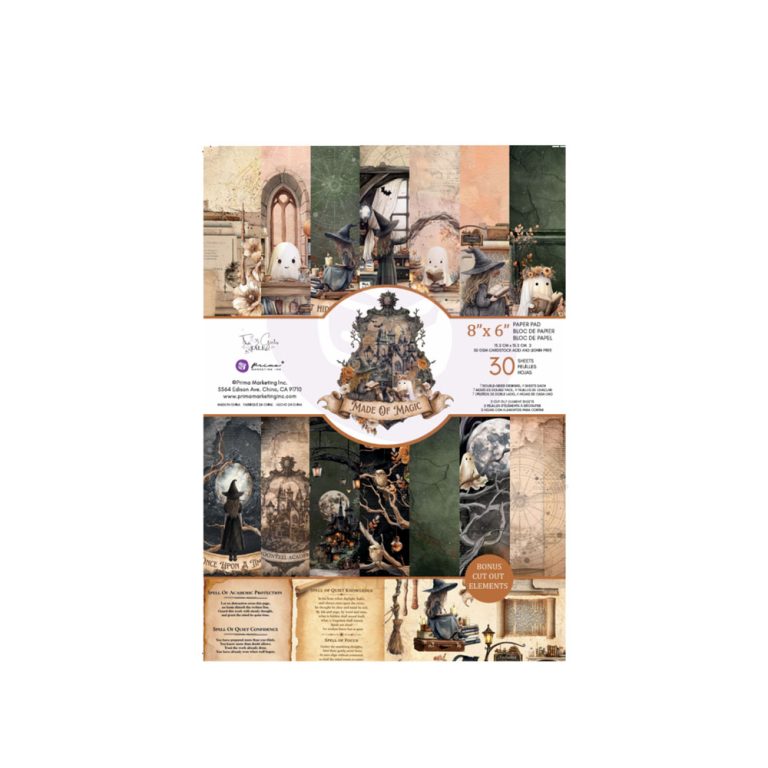 Prima Marketing 3 Girls Tale - Made of Magic Collection 8x6 Paper Pad