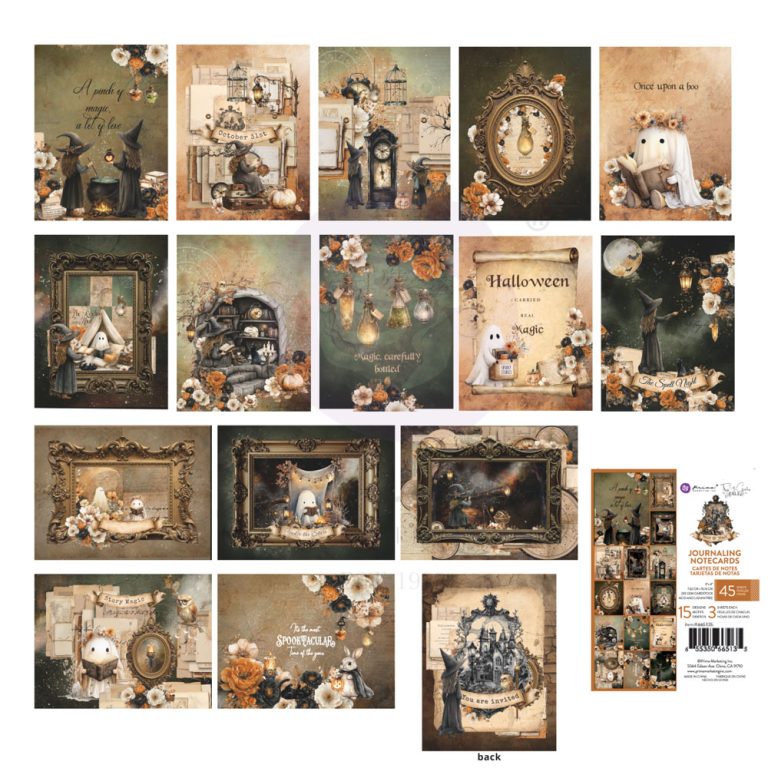 Prima Marketing 3 Girls Tale - Made of Magic Collection 3x4 Journaling Cards