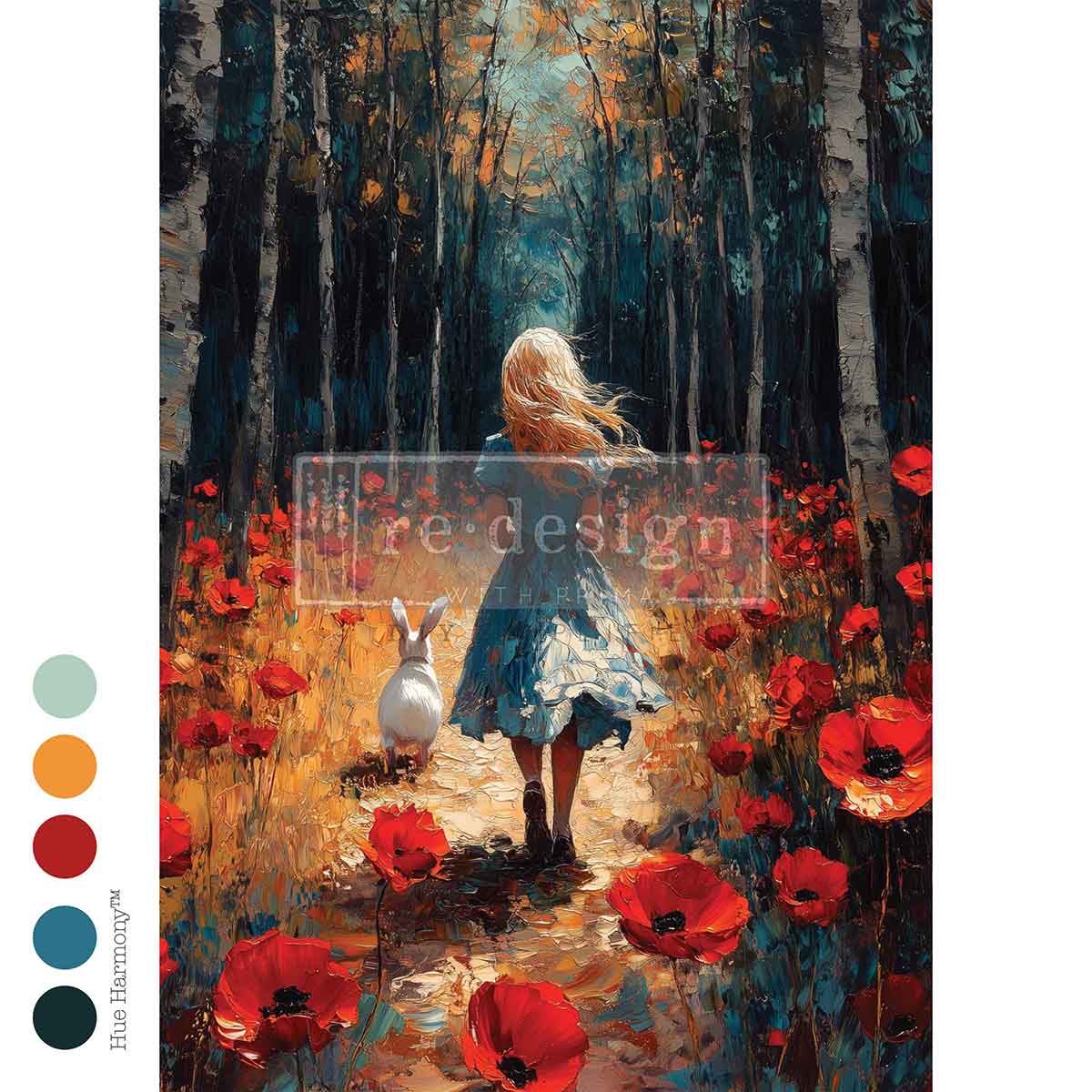 Re-Design With Prima® A2 Decoupage Fiber - Echoes Of The Hare
