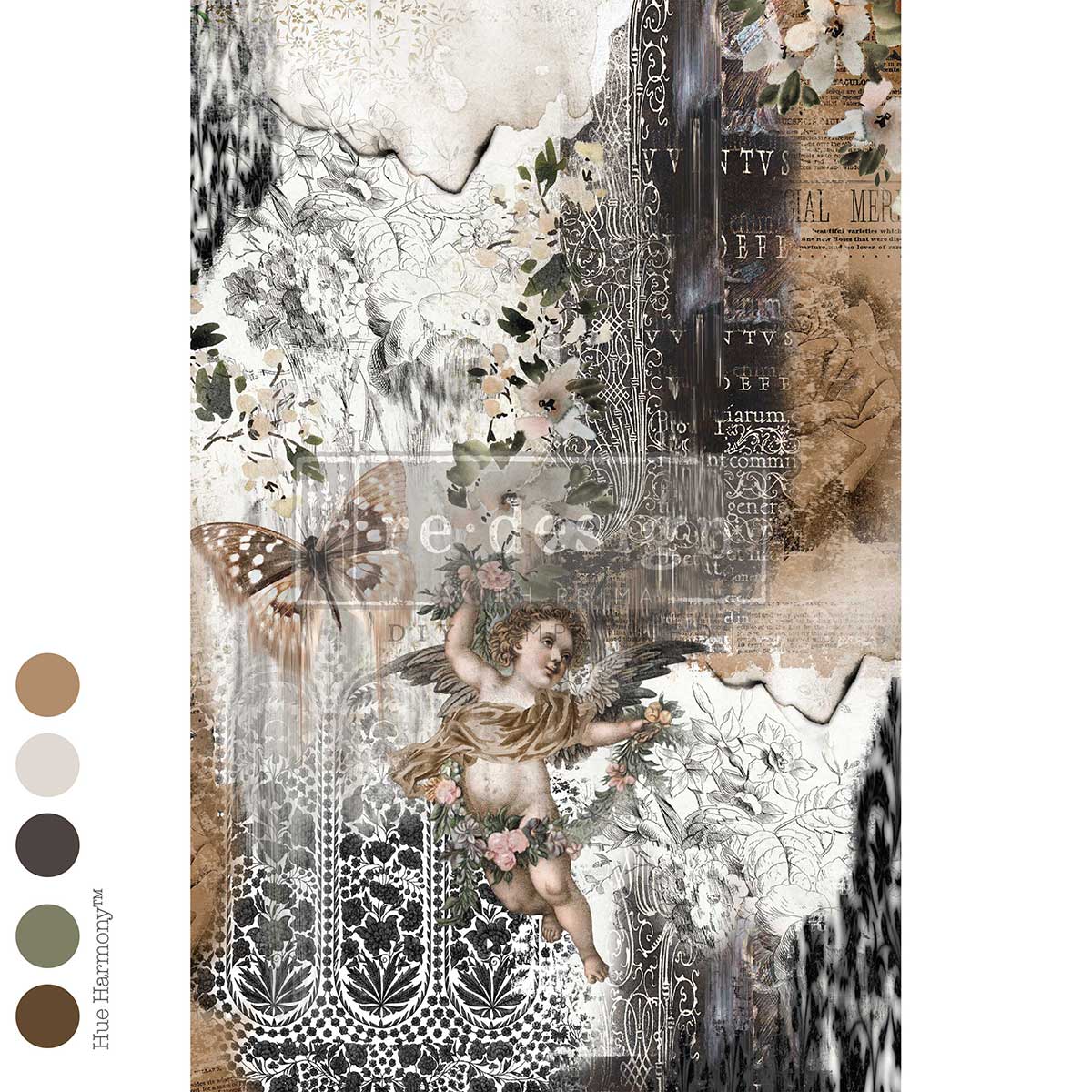 Redesign Decoupage Fiber 19.5"x30" The Chrysalis Canon