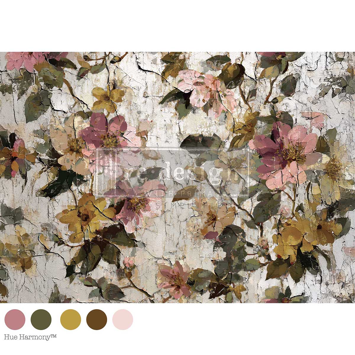 Re-Design With Prima® A1 Decoupage Fiber - The Weathered Atrium 23.4x33.1"