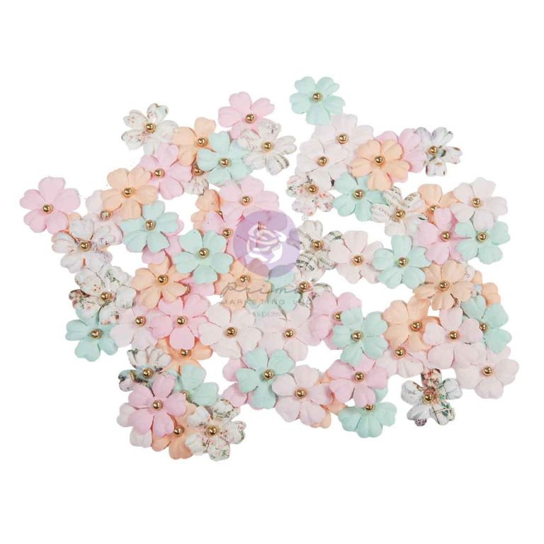 Prima Marketing - Christmas Blush Collection Flowers Jolly Memories 20 pcs