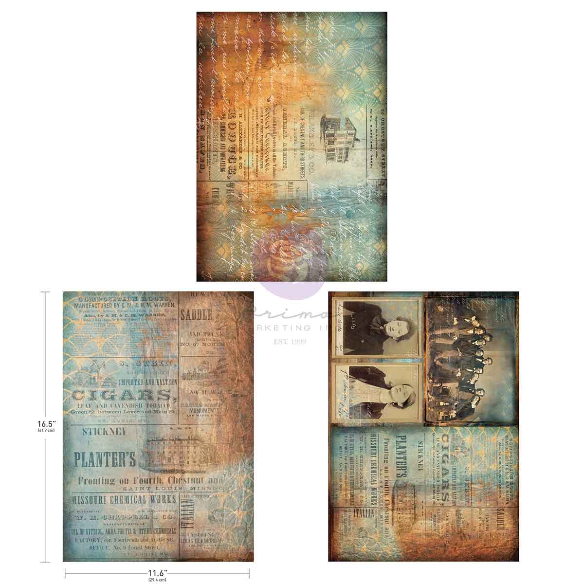 Finnabair - Chestnut Streets A3 3 Sheets 11.7x16.5"