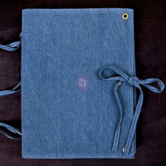 Prima Vintage Vanity Art Denim Journal