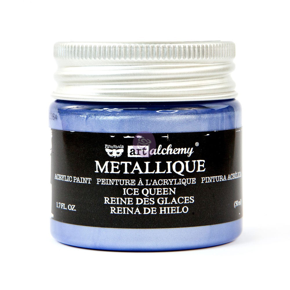 Finnabair Art Alchemy Metallique Ice Queen Acrylic Paint 50 ml