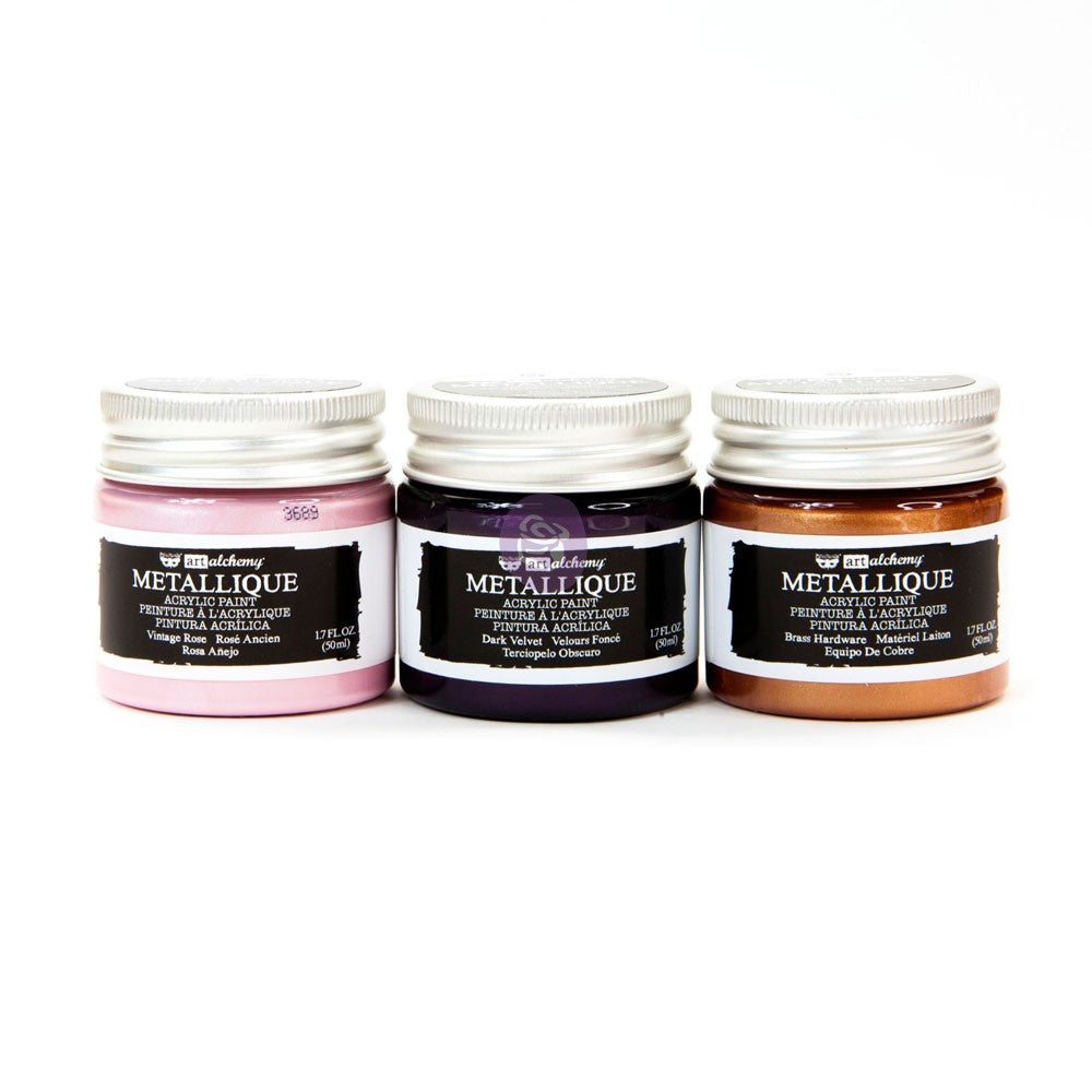Art Alchemy - Metallique Rococo Bottle Set of 3