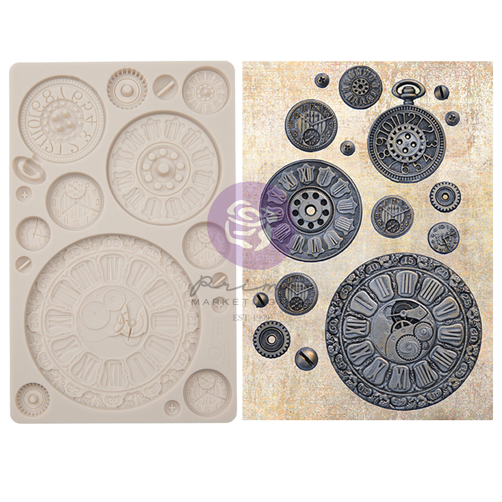 Finnabair Decor Moulds - Clock Faces - 5"x8", 8mm