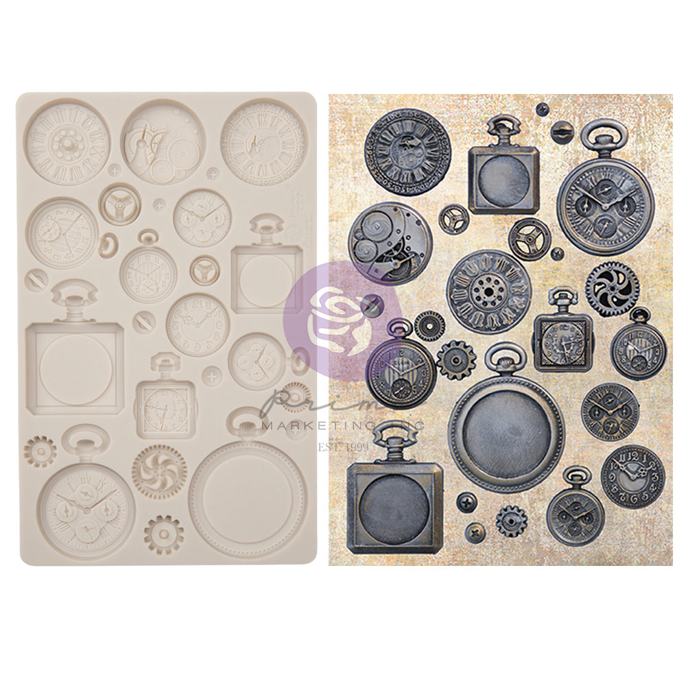 Finnabair Decor Moulds - Pocket Watches - 5"x8", 8mm