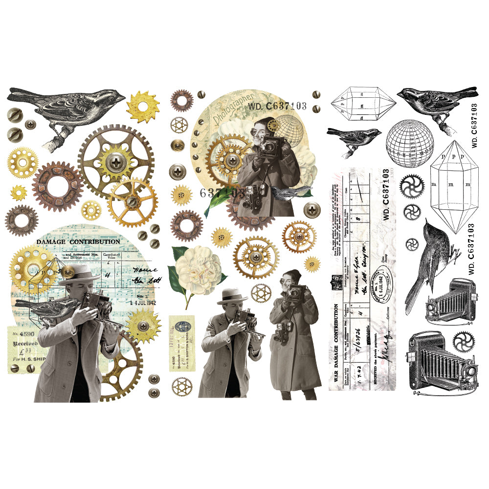 Finnabair Rub On Transfer Photo Passion 6"x12"