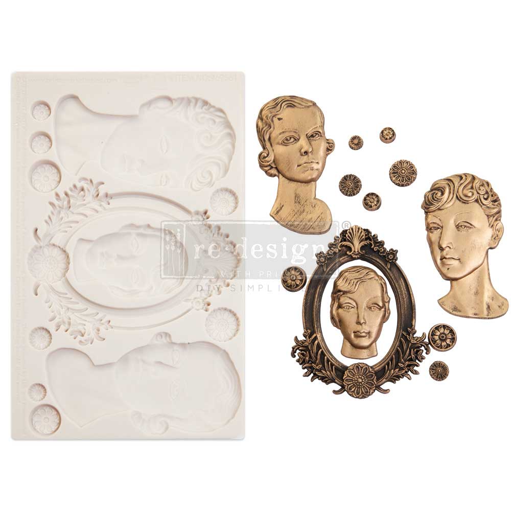 Finnabair Moulds - Vintage Ladies 5x8"
