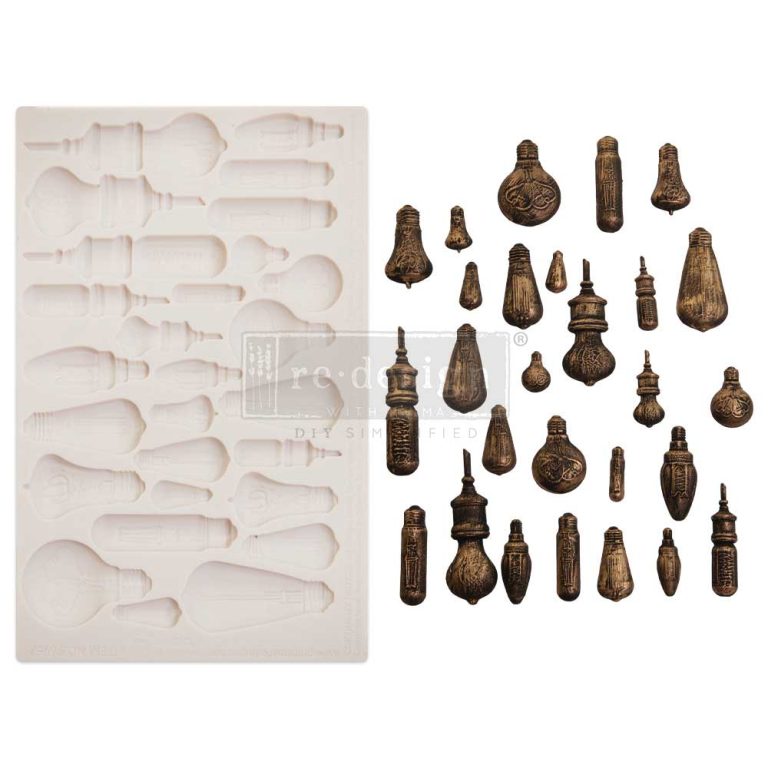 Finnabair - Moulds - Vintage Light Bulbs 5x8"